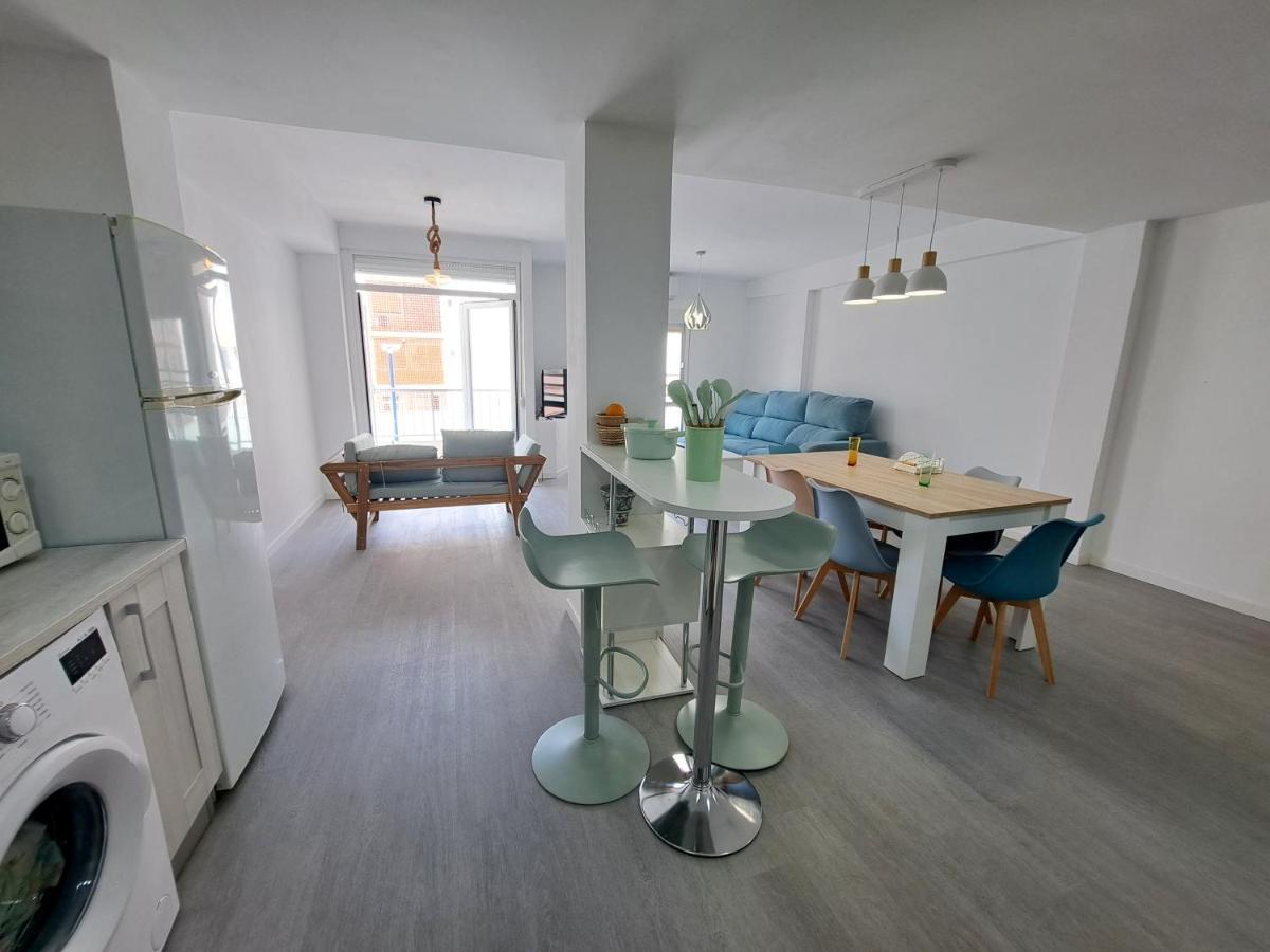 Amplio Piso Con Terraza A 50 M De Playa Miramar Apartment Ngoại thất bức ảnh
